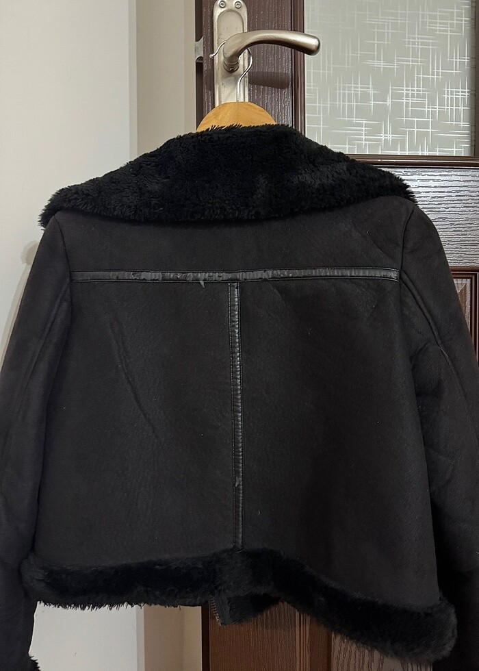 Stradivarius Kürklü mont - Görsel 4