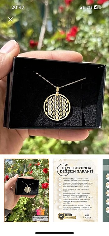 Gümüş kolye