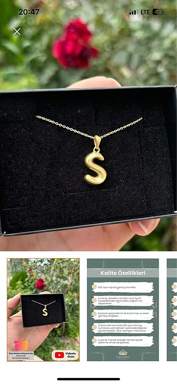 Neva Gümüş Gümüş kolye