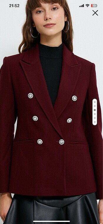 38 Beden Koton Blazer Ceket