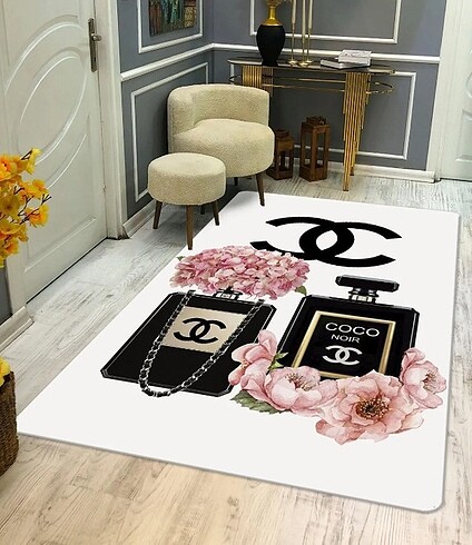 Chanel logo halı