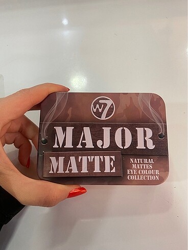 Beden Renk W7 major matte far paleti