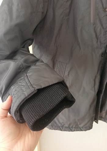 LC Waikiki Gri Düğmeli Erkek Midi Mont