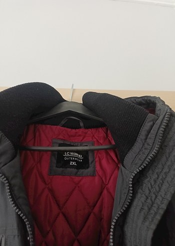 xxl Beden Gri Düğmeli Erkek Midi Mont