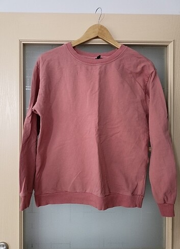 Defacto DeFacto gül kurusu rengi sweatshirt