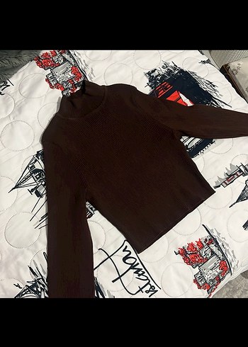 KAHVERENGİ CROP - Görsel 2