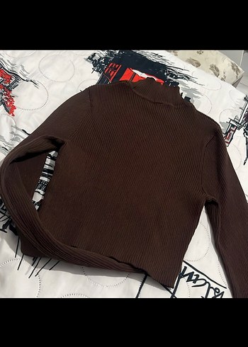 KAHVERENGİ CROP - Görsel 5