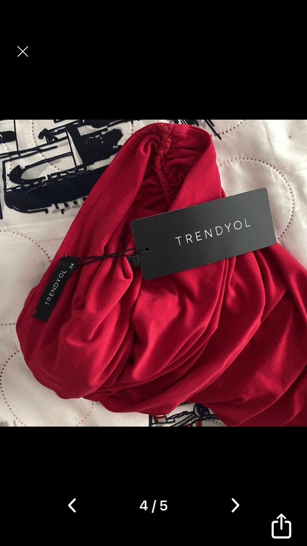 KIRMIZI ABİYE ELBİSE - Görsel 4