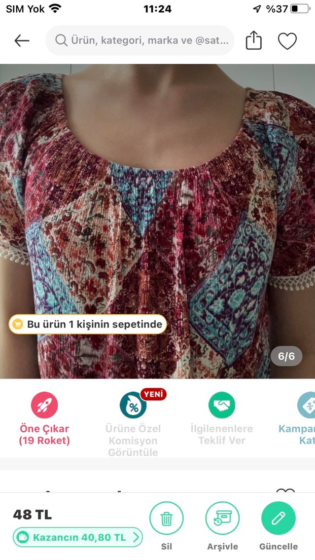 MADONNA YAKA BLUZ - Görsel 3