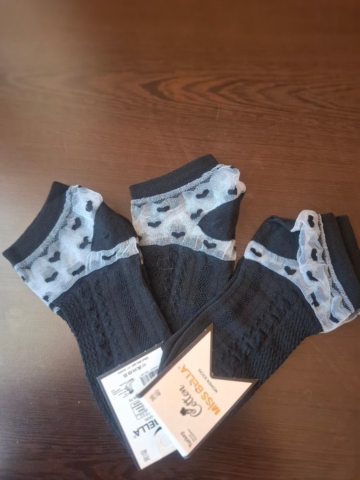 tül patik çorap - Görsel 2