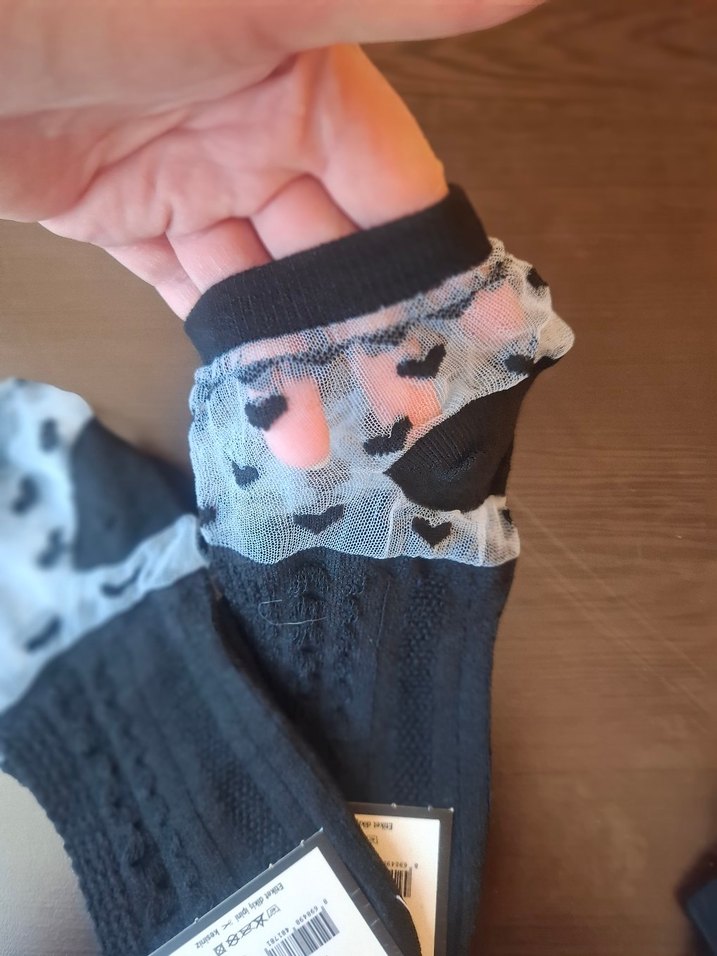 tül patik çorap - Görsel 3