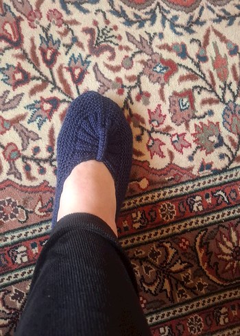 kadın örgü patik çorap - Görsel 4