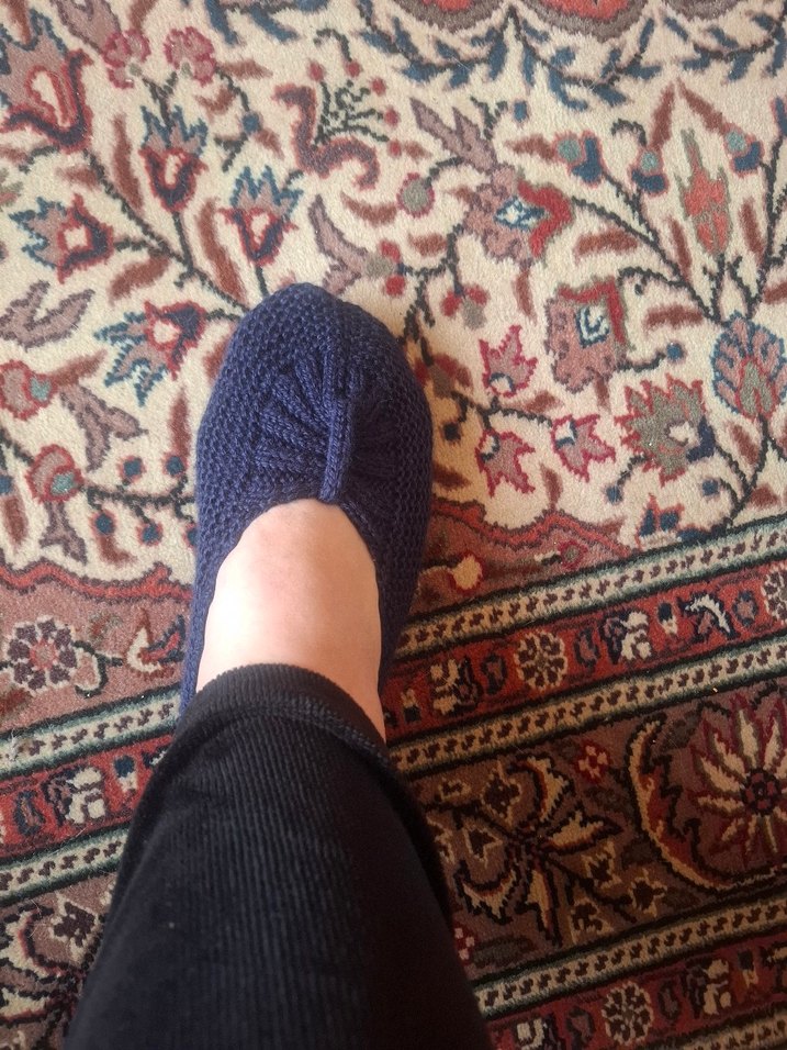 kadın örgü patik çorap - Görsel 4