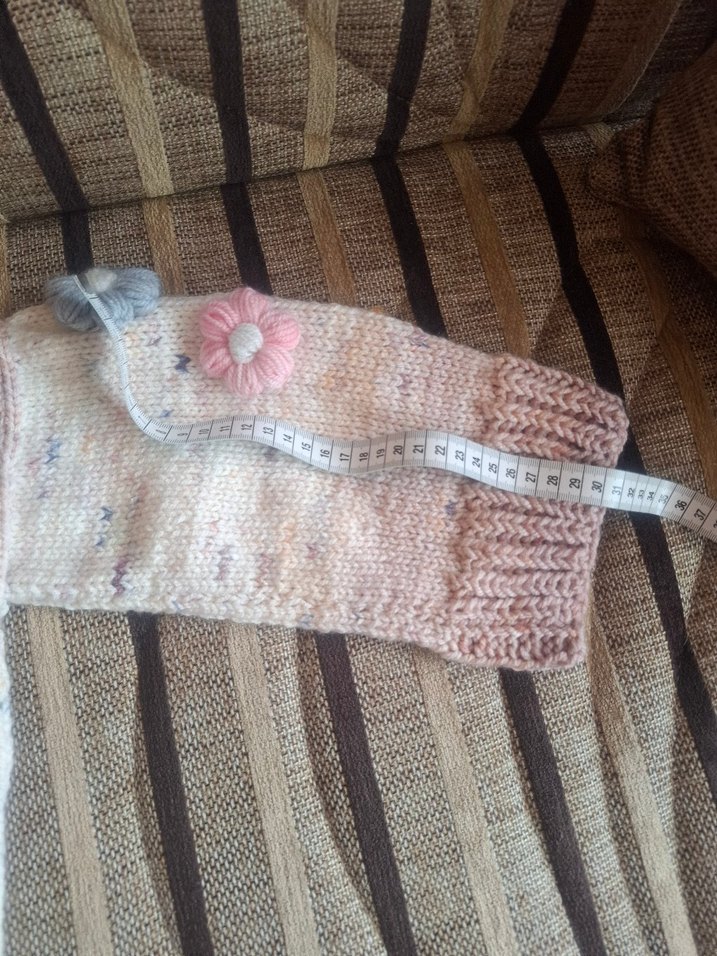 Bohem Tarzı Nakışlı Kız Örgü Yelek - Görsel 4