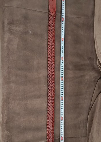 Bej Süet Kadın Kemer - Görsel 5