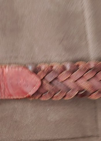 Bej Süet Kadın Kemer - Görsel 2