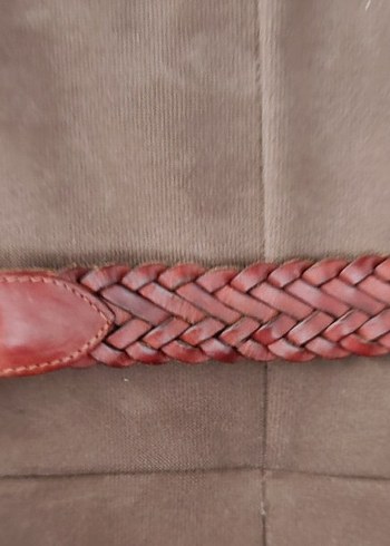 Bej Süet Kadın Kemer - Görsel 4