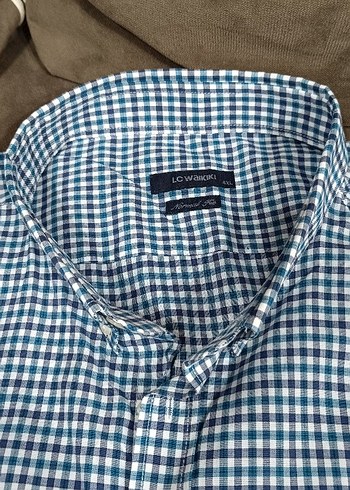 Gri Erkek Düğmeli Uzun Kollu Gömlek - Görsel 3