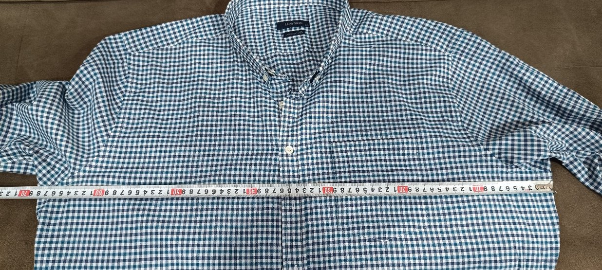 Gri Erkek Düğmeli Uzun Kollu Gömlek - Görsel 4