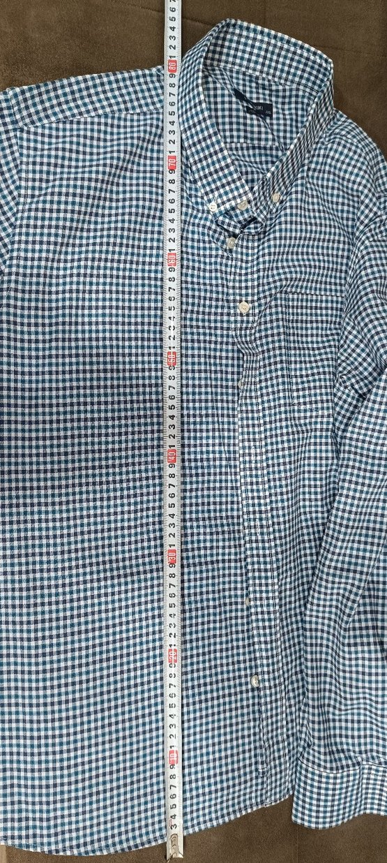 Gri Erkek Düğmeli Uzun Kollu Gömlek - Görsel 5