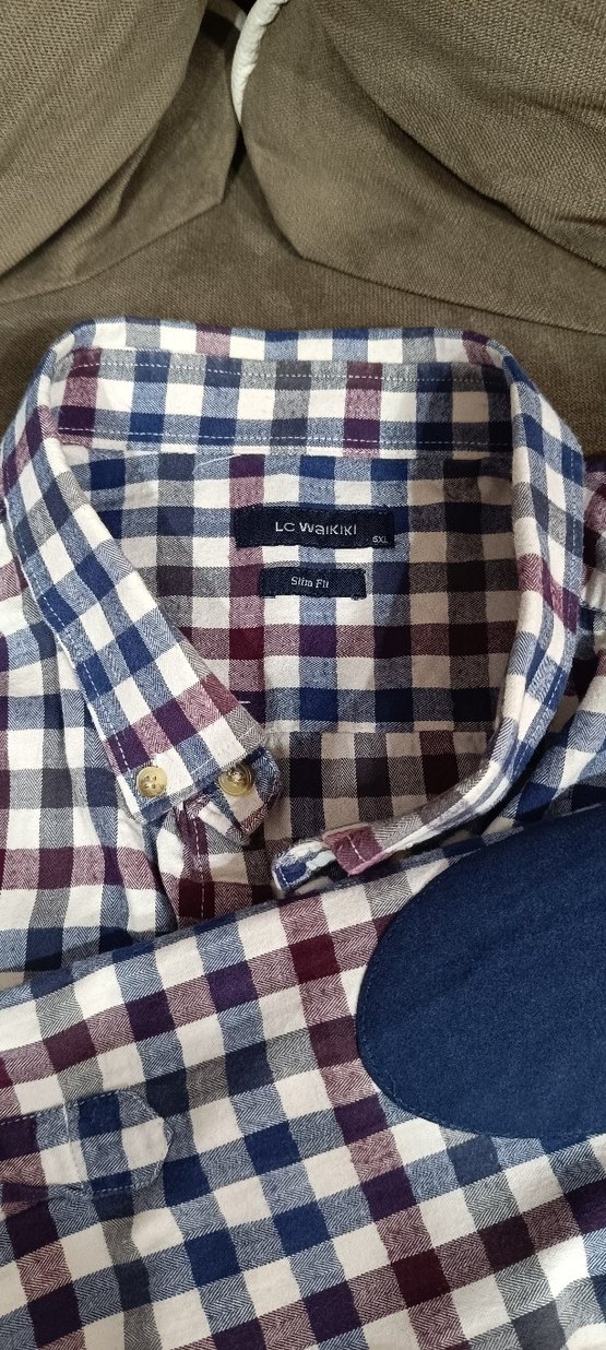 Düğmeli Uzun Kollu Erkek Gömlek - Görsel 3