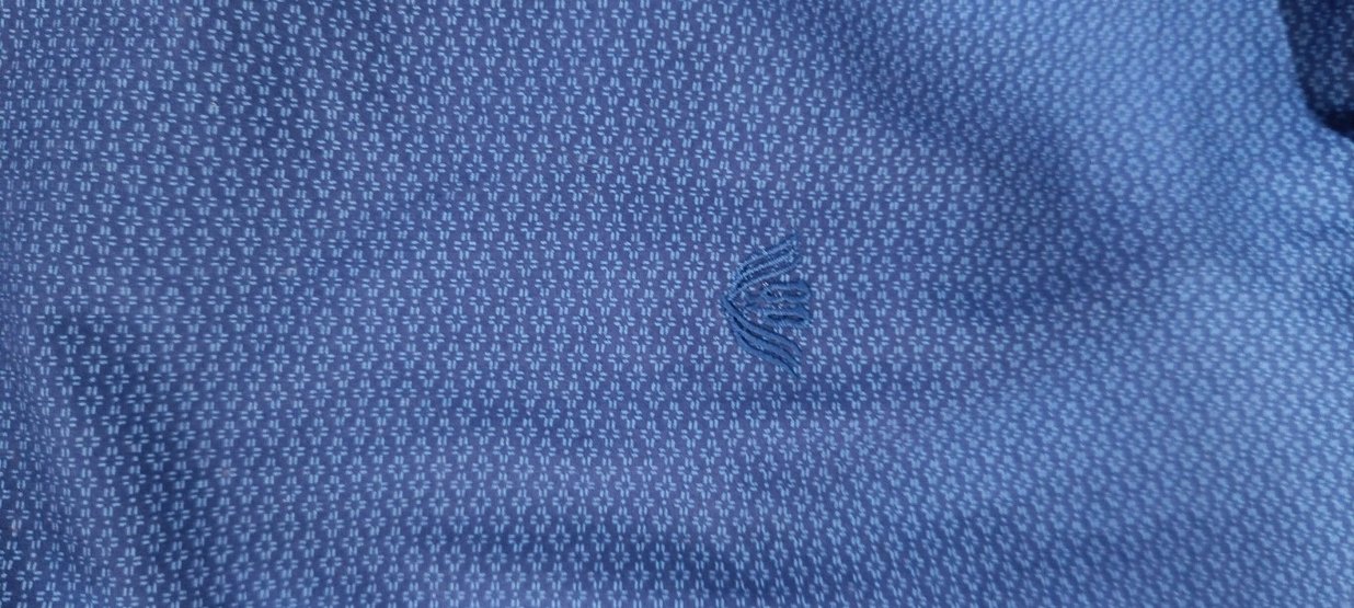 Uzun Kollu Mavi Erkek Gömlek - Görsel 4