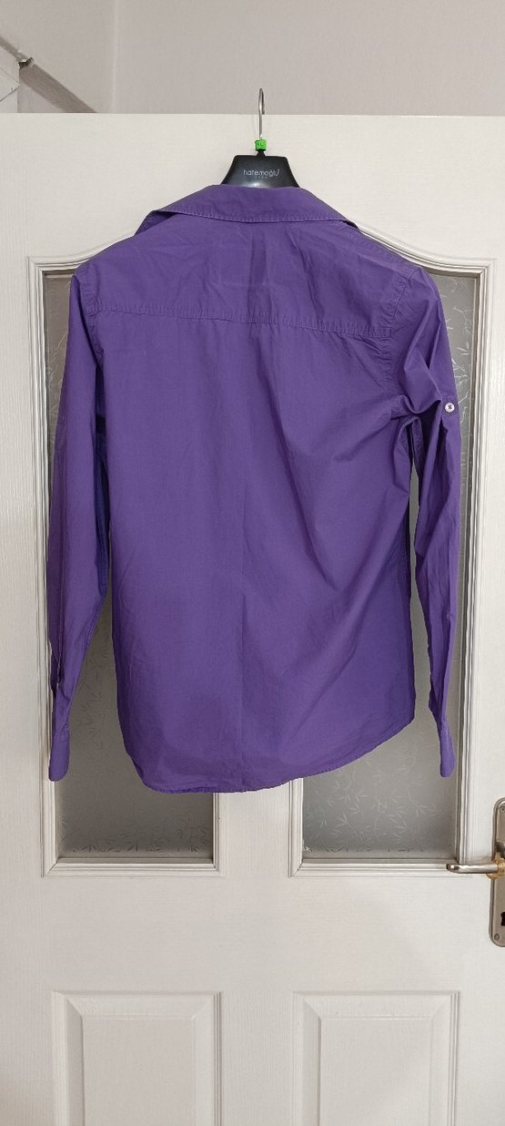Mor Lufian gömlek - Görsel 3