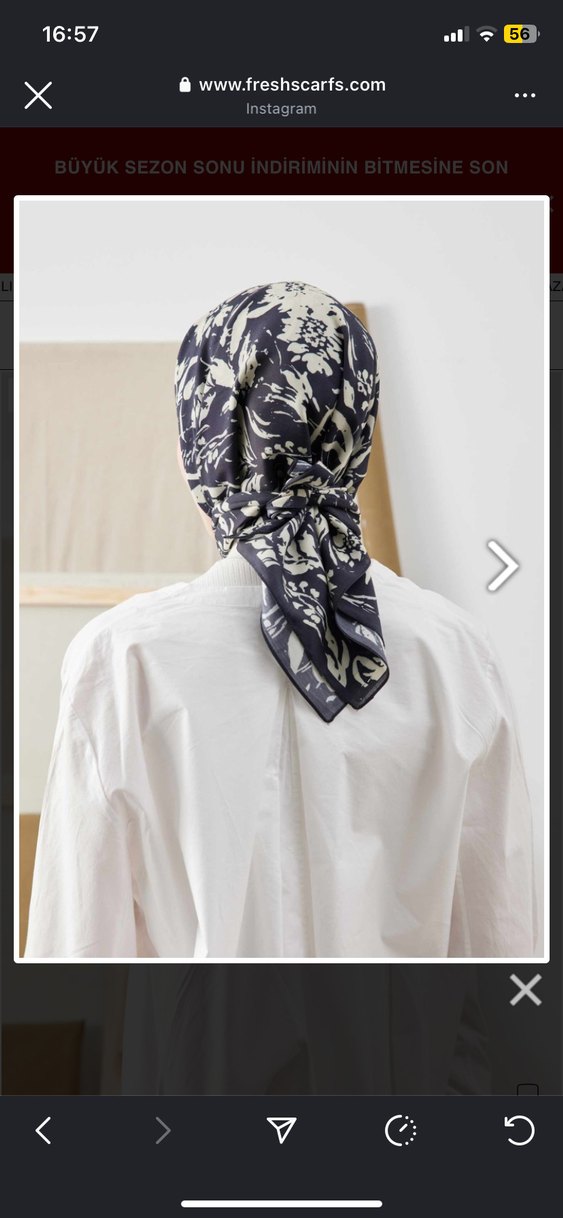 FreshScarf All Day Comfort koleksiyon Eşarp - Görsel 2