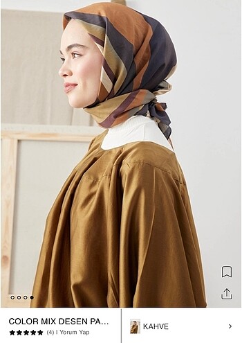 FreshScarf Desenli Eşarp