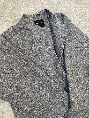 LCWAIKIKI Classic Siyah Kolej Yaka Oversize Kadın Bomber Mont - Görsel 9