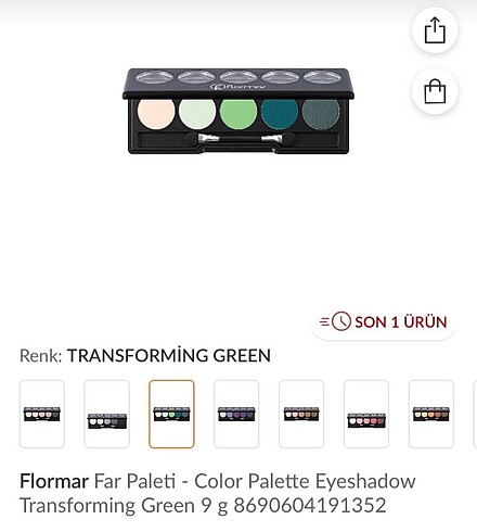  Beden Renk Flormar Göz Farı