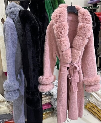 Frau Made in italy Angora kaban kürk