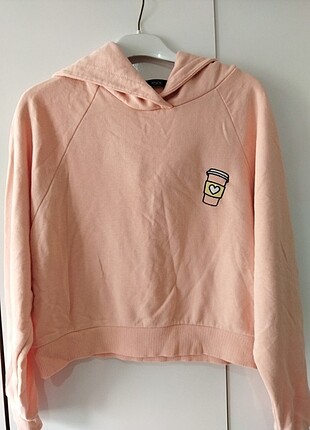 Kadın crop sweatshirt