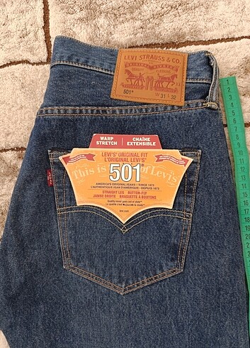 31 Beden Levi's 501 kot pantolon 31-32 beden