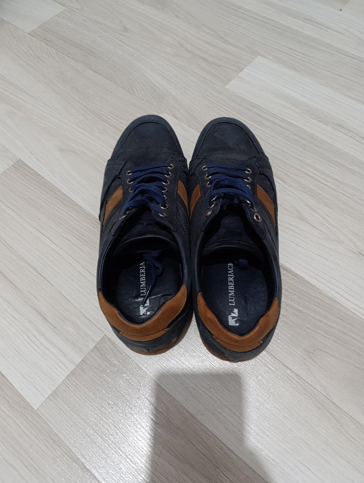 Lacivert Süet Erkek Spor Ayakkabı - Görsel 2