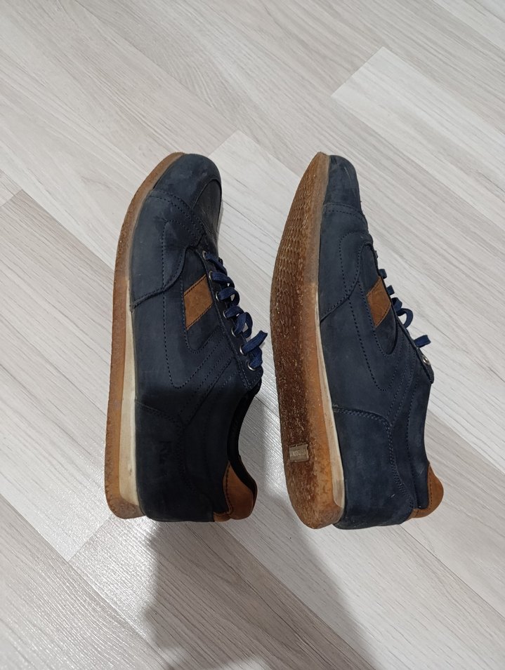 Lacivert Süet Erkek Spor Ayakkabı - Görsel 5