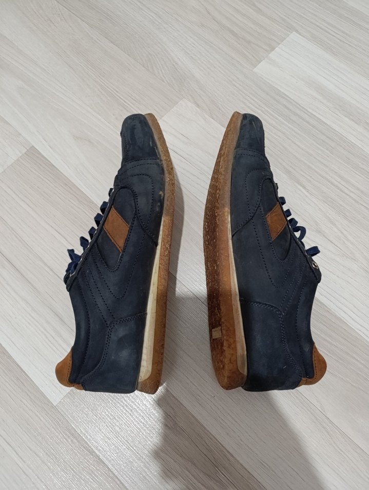 Lacivert Süet Erkek Spor Ayakkabı - Görsel 4