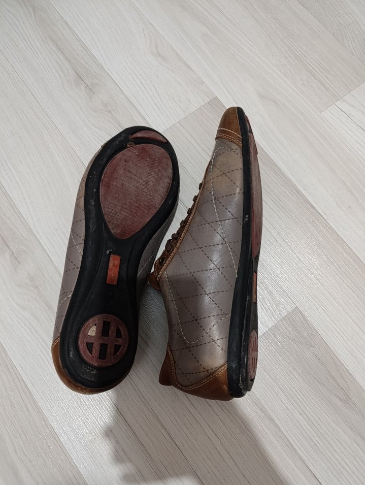 Kahverengi Deri Erkek Günlük Ayakkabı - Görsel 5