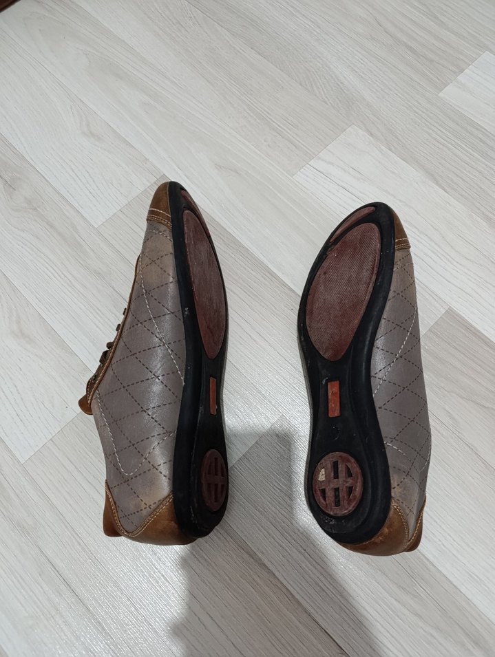 Kahverengi Deri Erkek Günlük Ayakkabı - Görsel 3