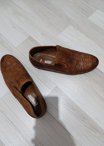 Klasik Kahverengi Deri Erkek Ayakkabısı - Görsel 6