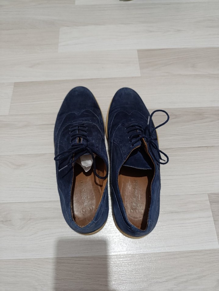 Lacivert Süet Erkek Klasik Ayakkabı - Görsel 2