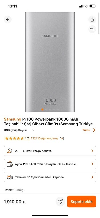 Samsung powerbank