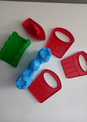 Beden Renkli Plastik Kum ve Su Masası
