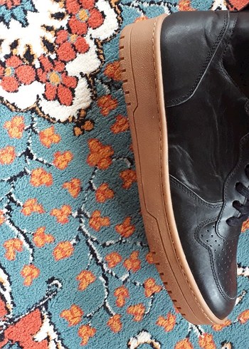 Siyah Unisex Sokak Stili Sneakers - Görsel 7