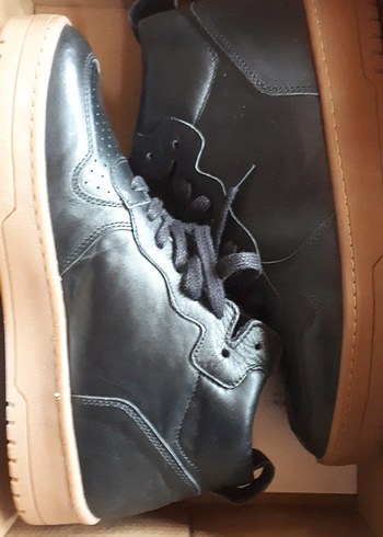 Siyah Unisex Sokak Stili Sneakers - Görsel 5