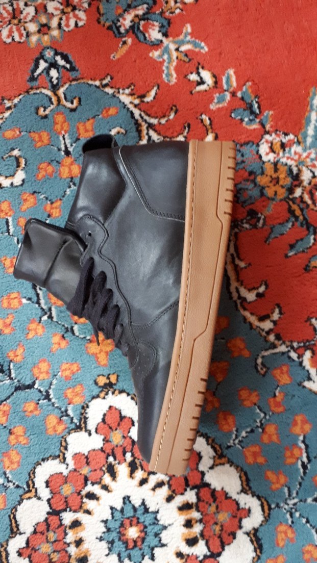 Siyah Unisex Sokak Stili Sneakers - Görsel 2