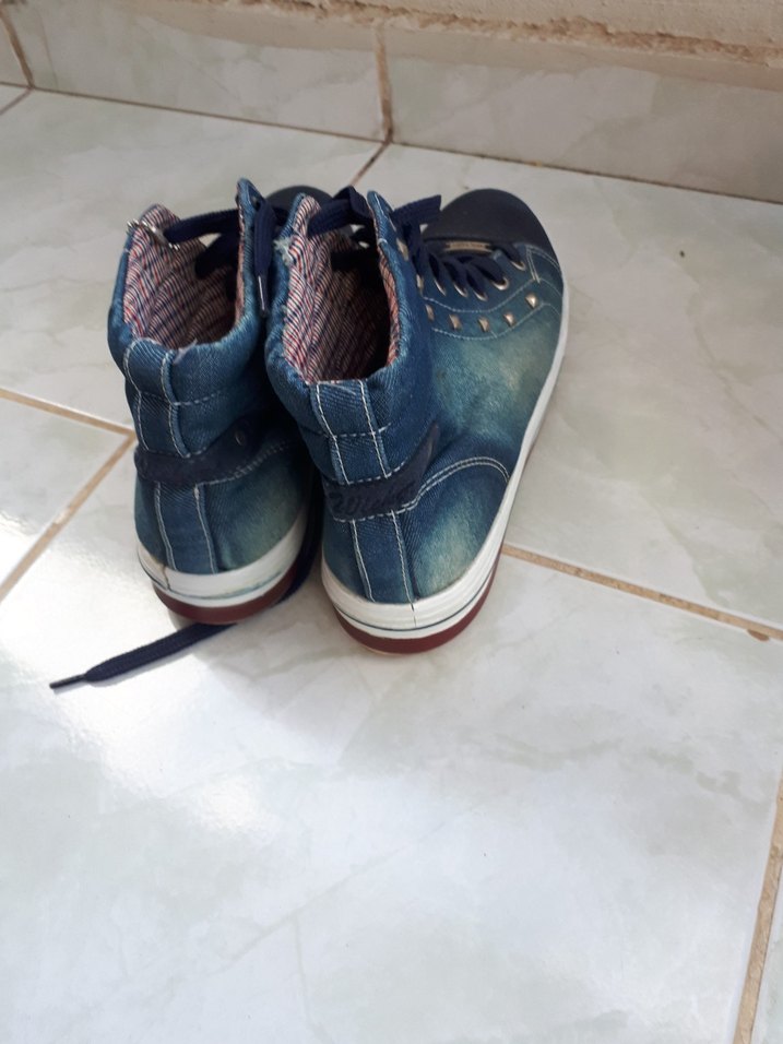 Mavi Denim Bilekli Sneaker — görsel 4/6