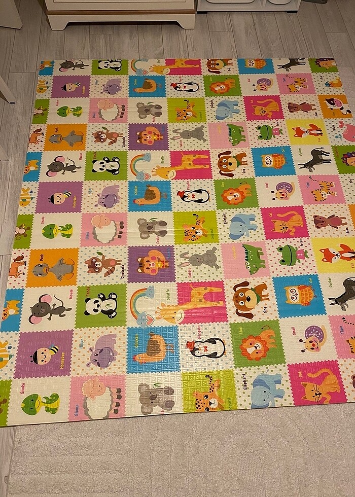 Çift taraflı katlanabilir oyun matı 180x200 - Görsel 2