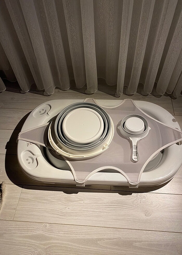 BabyJem Katlanabilir bebek banyo seti - Görsel 4