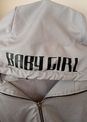 Gri Kapüşonlu Kadın Ceket - Görsel 3